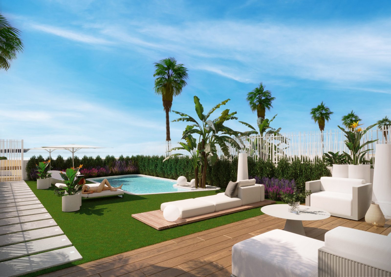 Elegant apartment by the sea, first line of the beach, San Javier