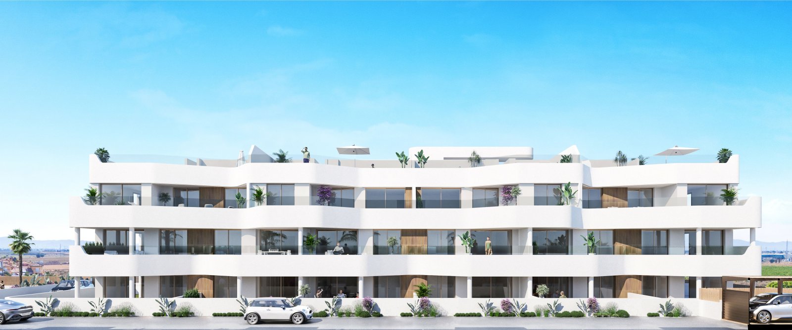 Luxury apartment by the sea and golf, Los Alcázares