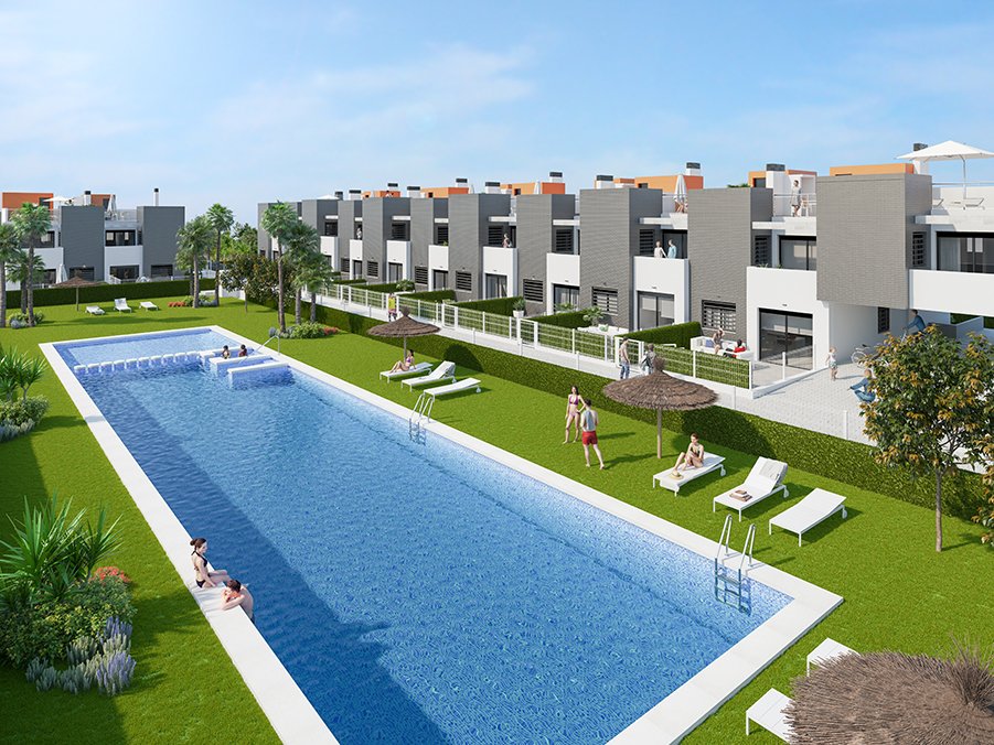 Modern apartment by the sea, communal pool, Torrevieja