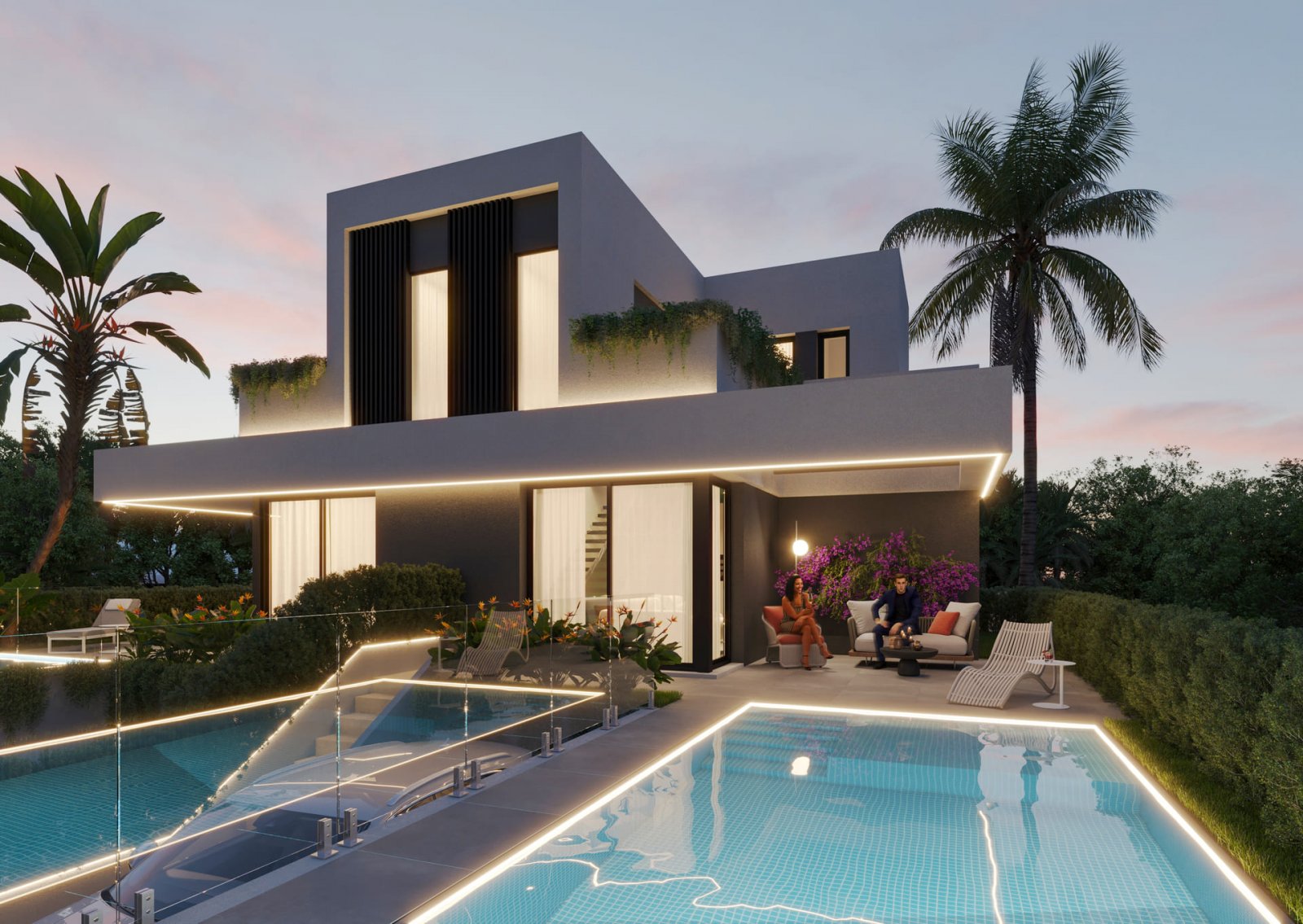 Luxusvilla mit Pool und Meerblick, Finestrat