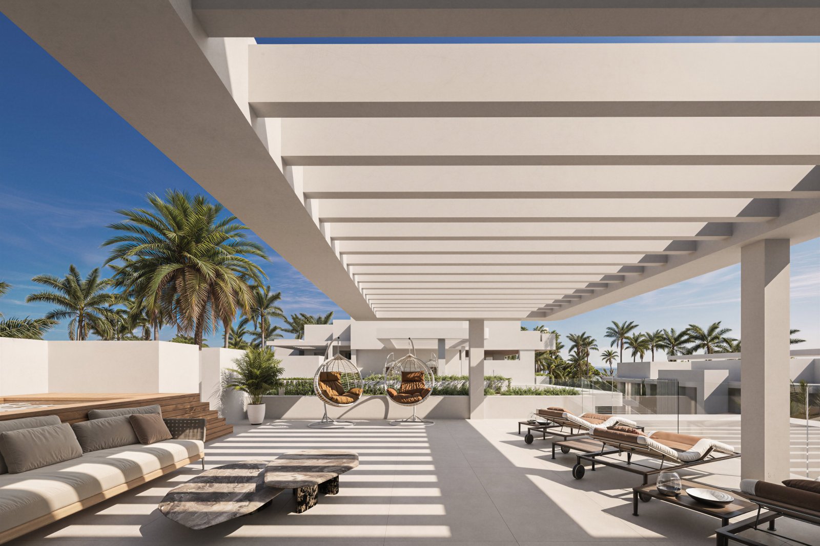 Exclusive apartments by the sea, pool and gardens, Estepona