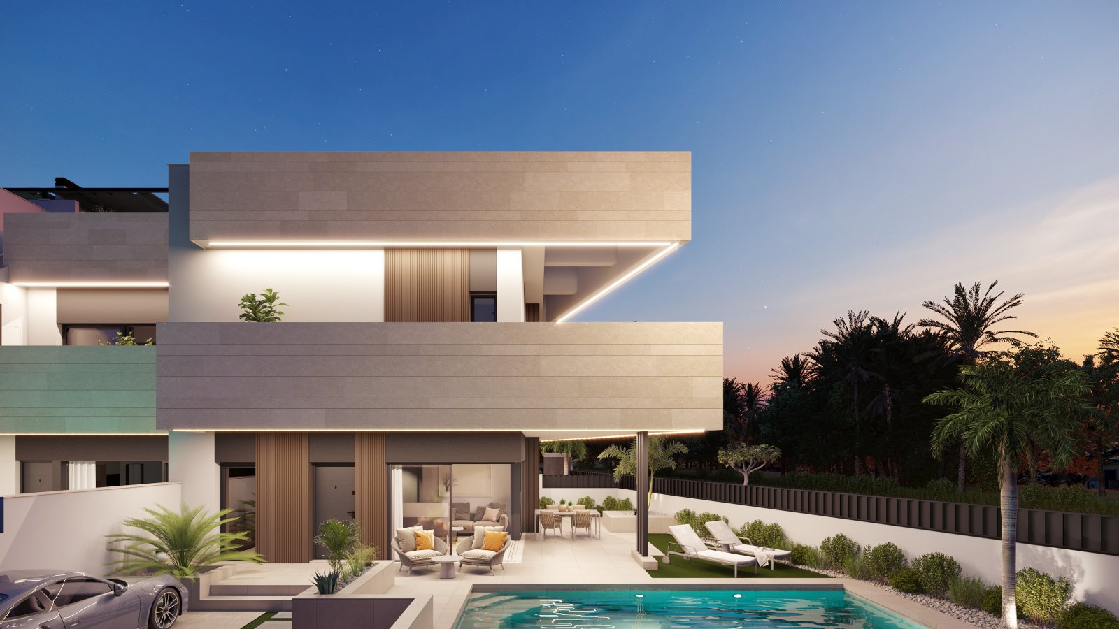 Exclusive house with garden and pool, by the sea, Pilar de la Horadada
