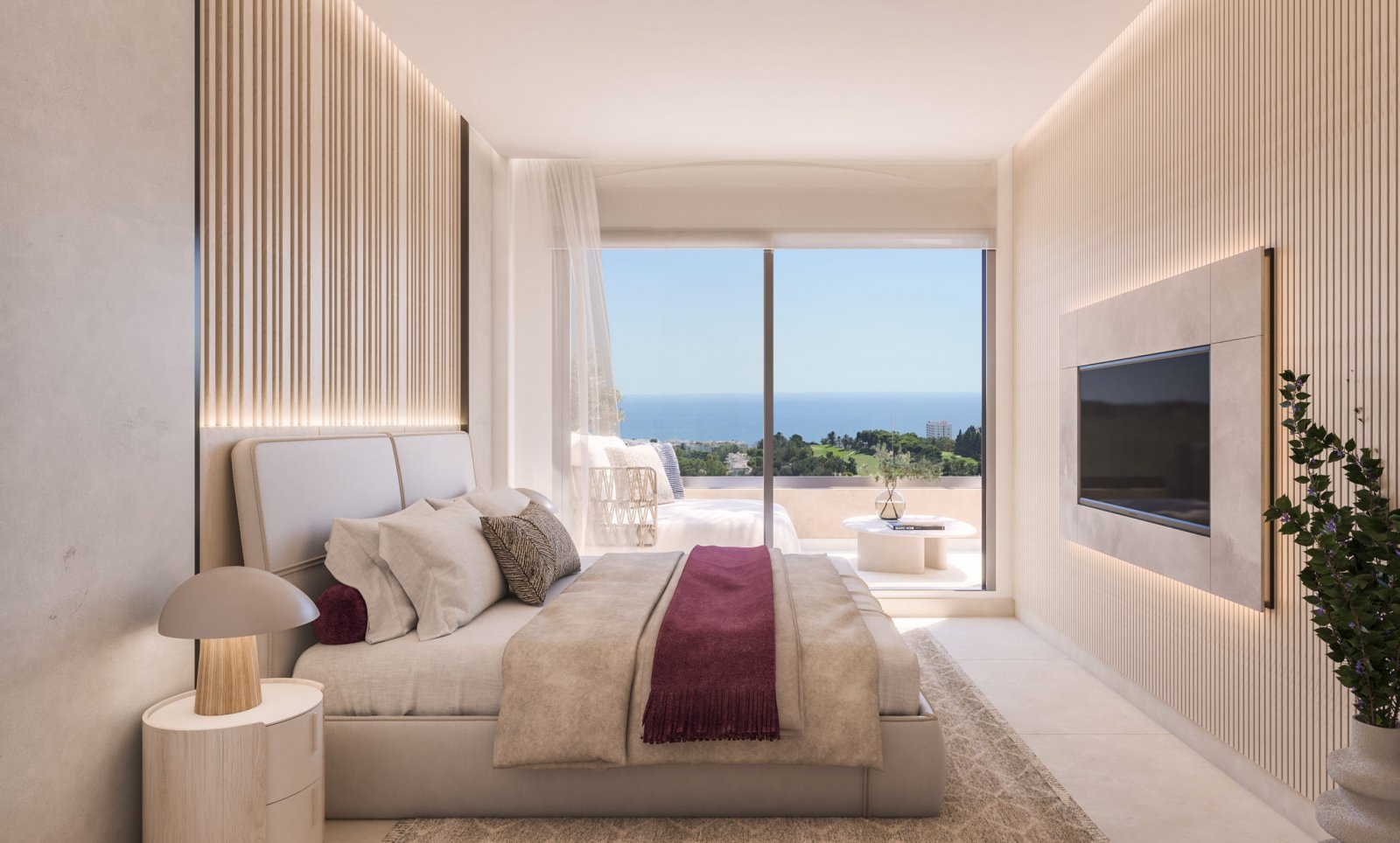 Exklusive Apartments mit Meerblick, Golfplatz in der Nähe von Benalmádena