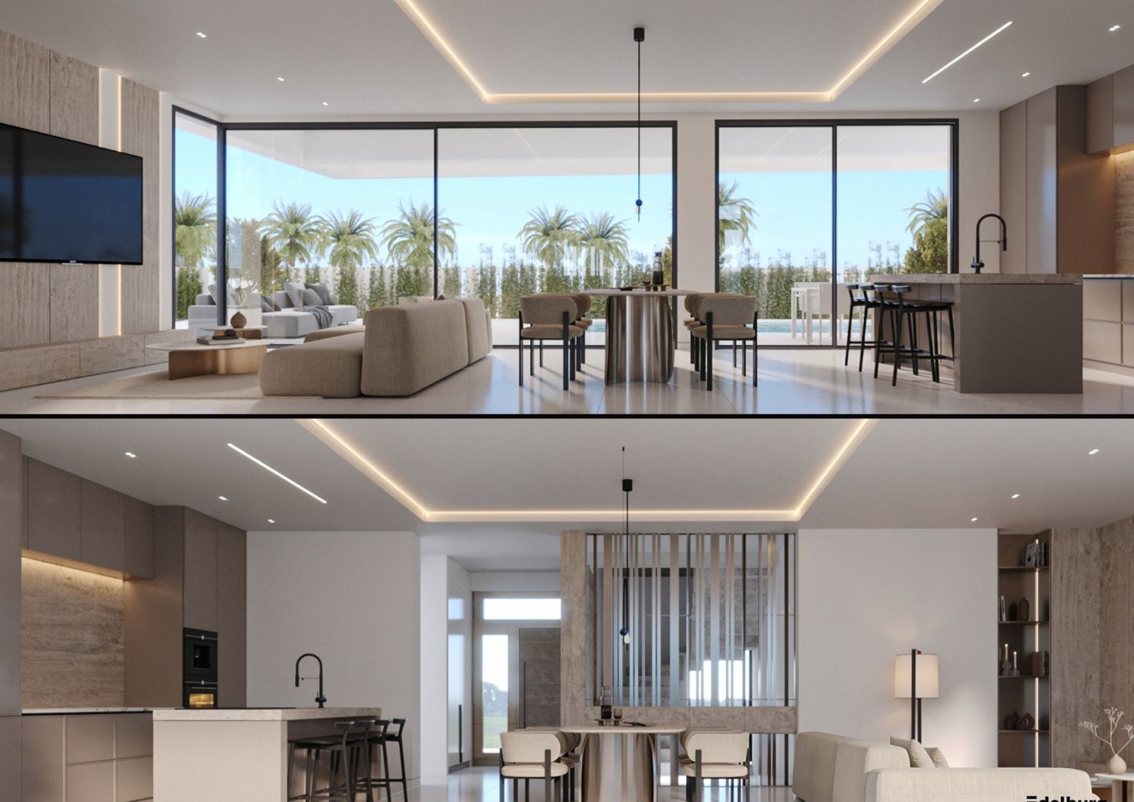 Exclusive villas with pool by the sea, Mijas