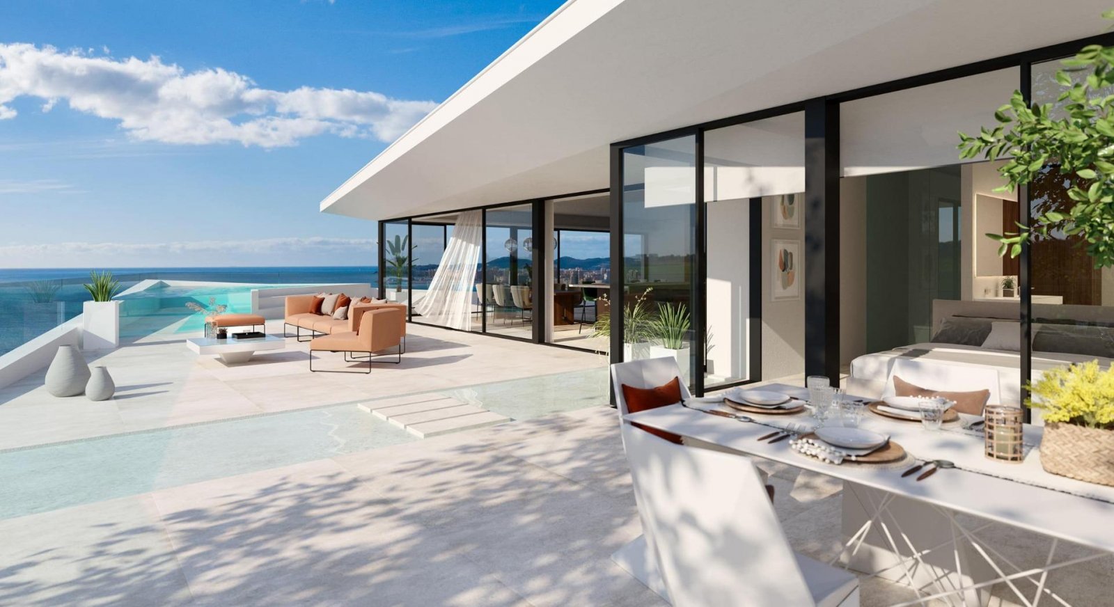Exklusive Ferienwohnung am Meer, Strand 350 m entfernt, Fuengirola