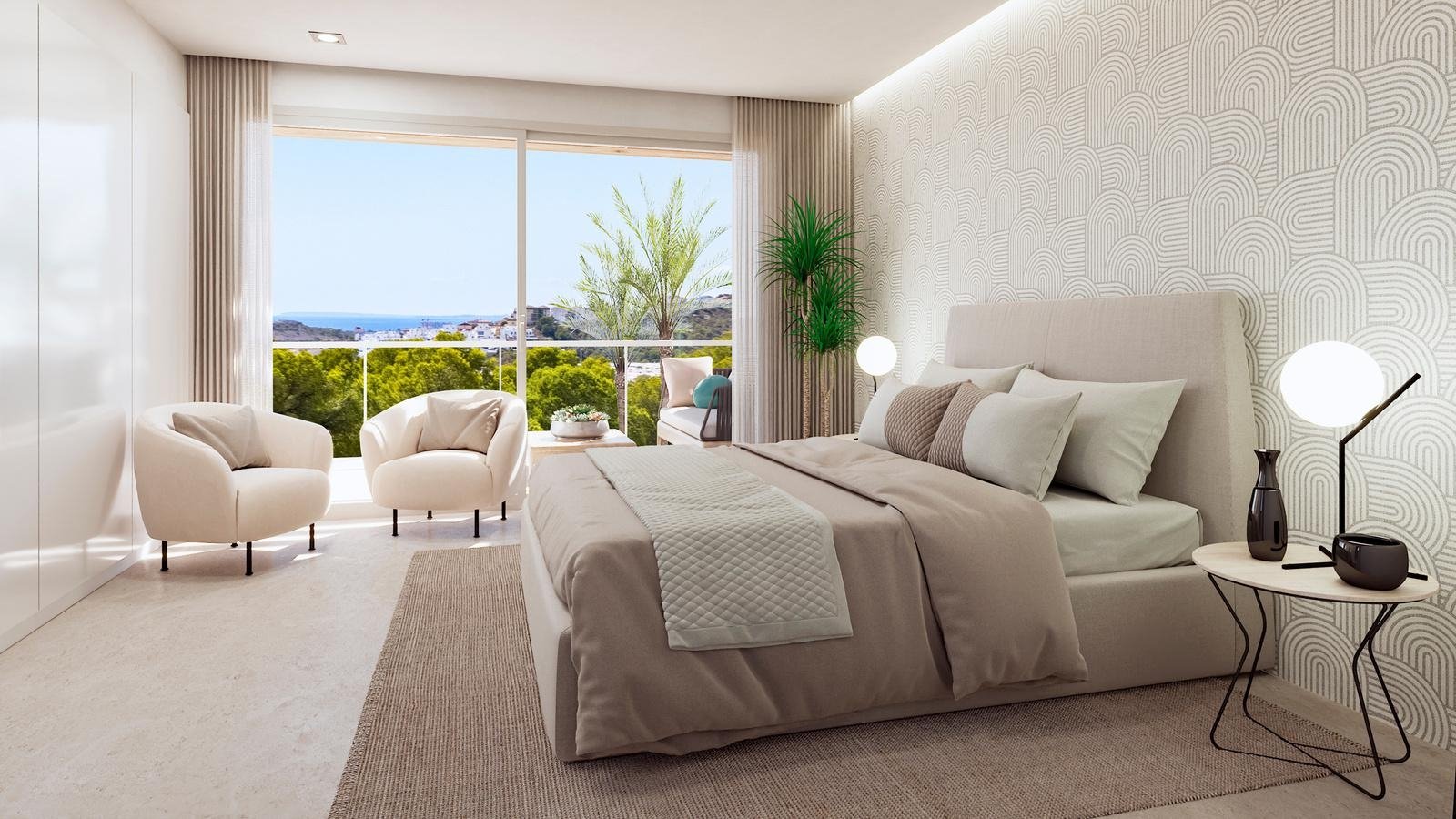Modern apartments with sea views, Finestrat