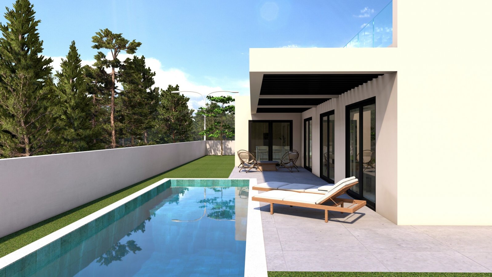 Exclusive villa with pool, sea view, Finestrat