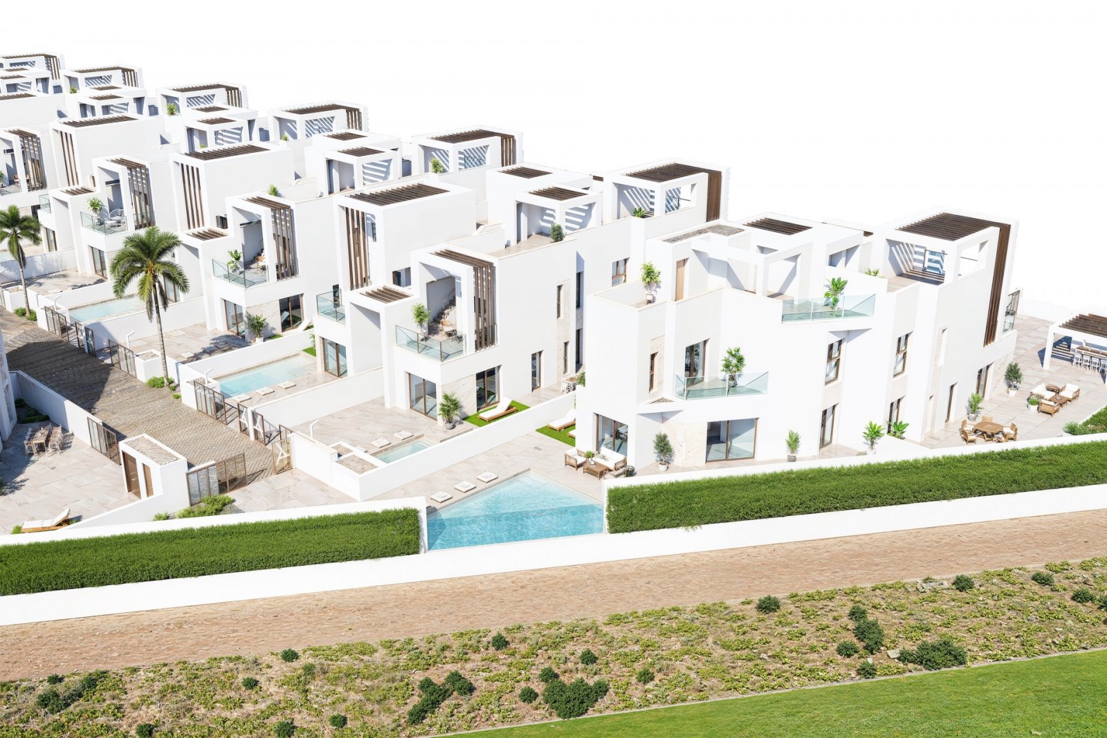 Moderne Stadthäuser am Meer, Los Alcázares