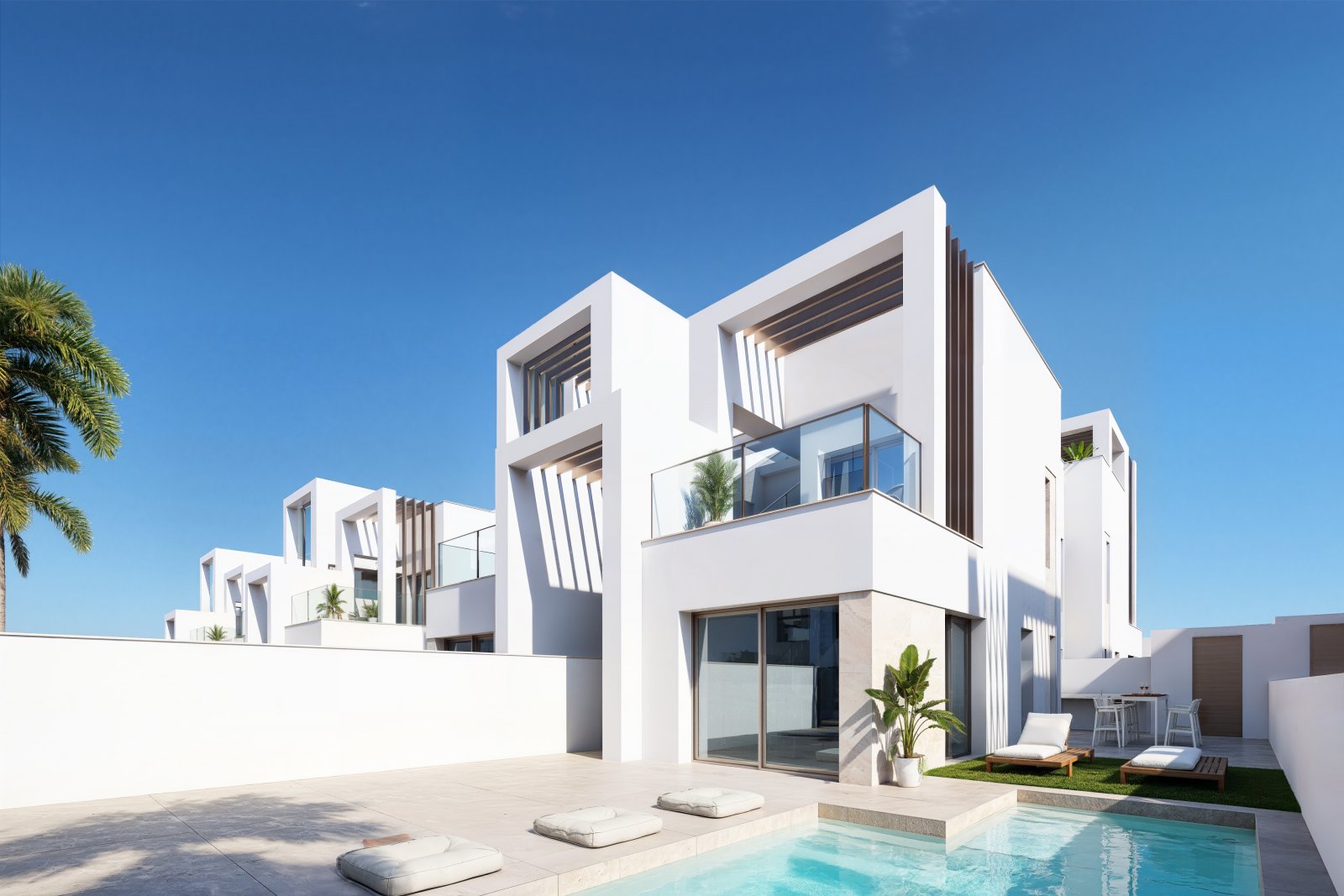 Moderne Stadthäuser am Meer, Los Alcázares