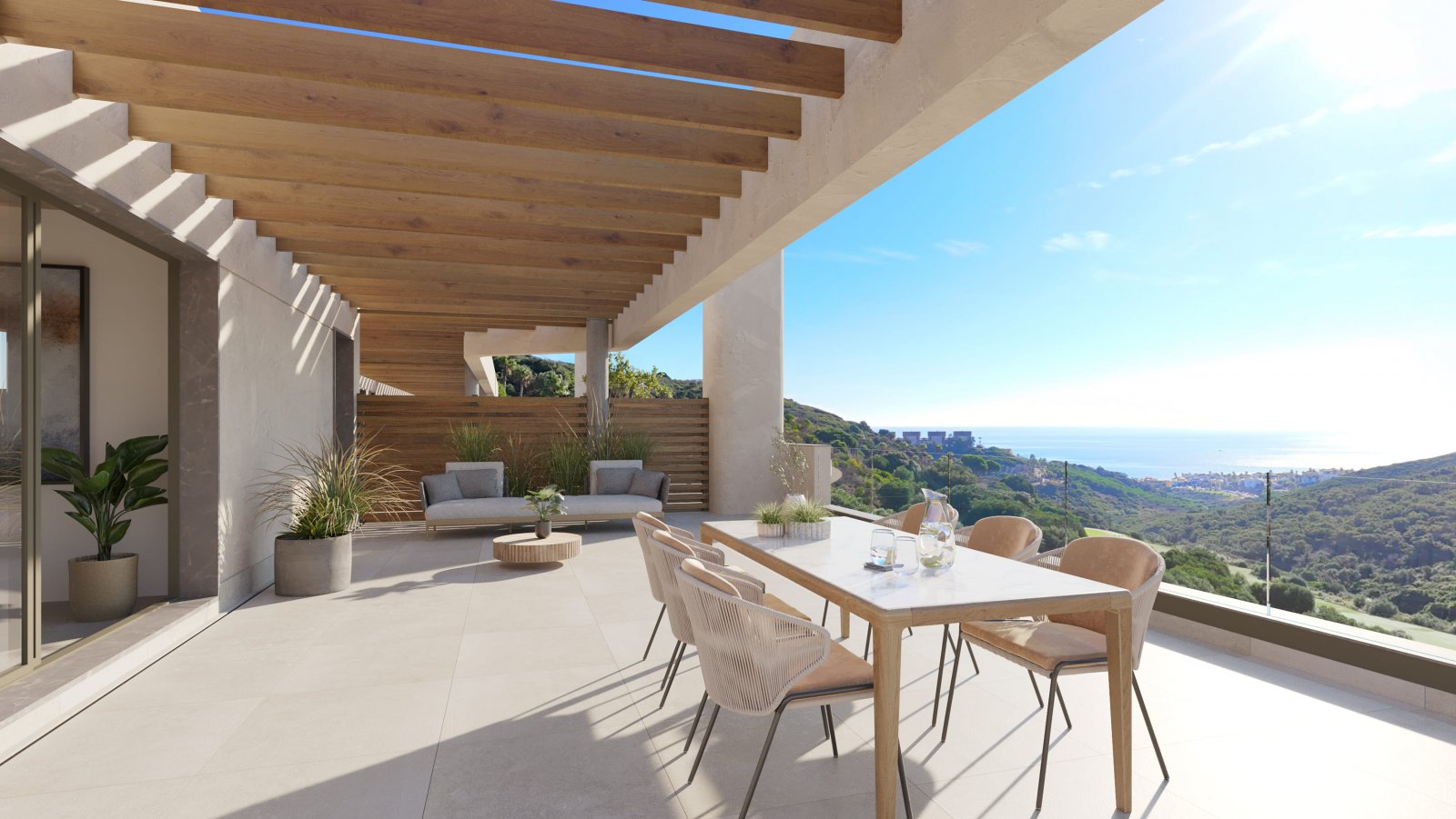 Elegant apartment with sea views, La Alcaidesa