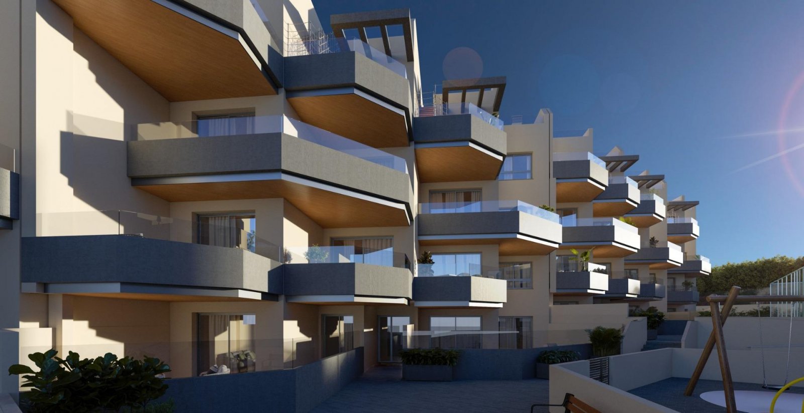 Elegant apartments by the sea, 200 m from the beach, Torrox