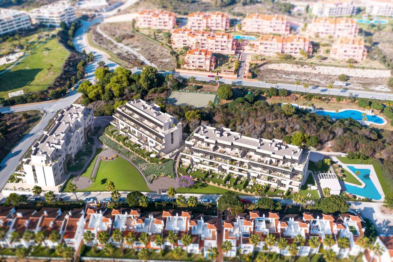 Elegante Wohnung am Meer, Las Lagunas de Mijas