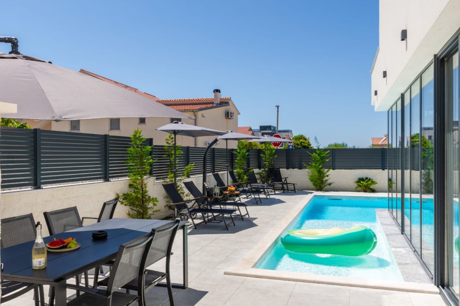 Luxury villa with pool and sea view, Vrsi, Croatia