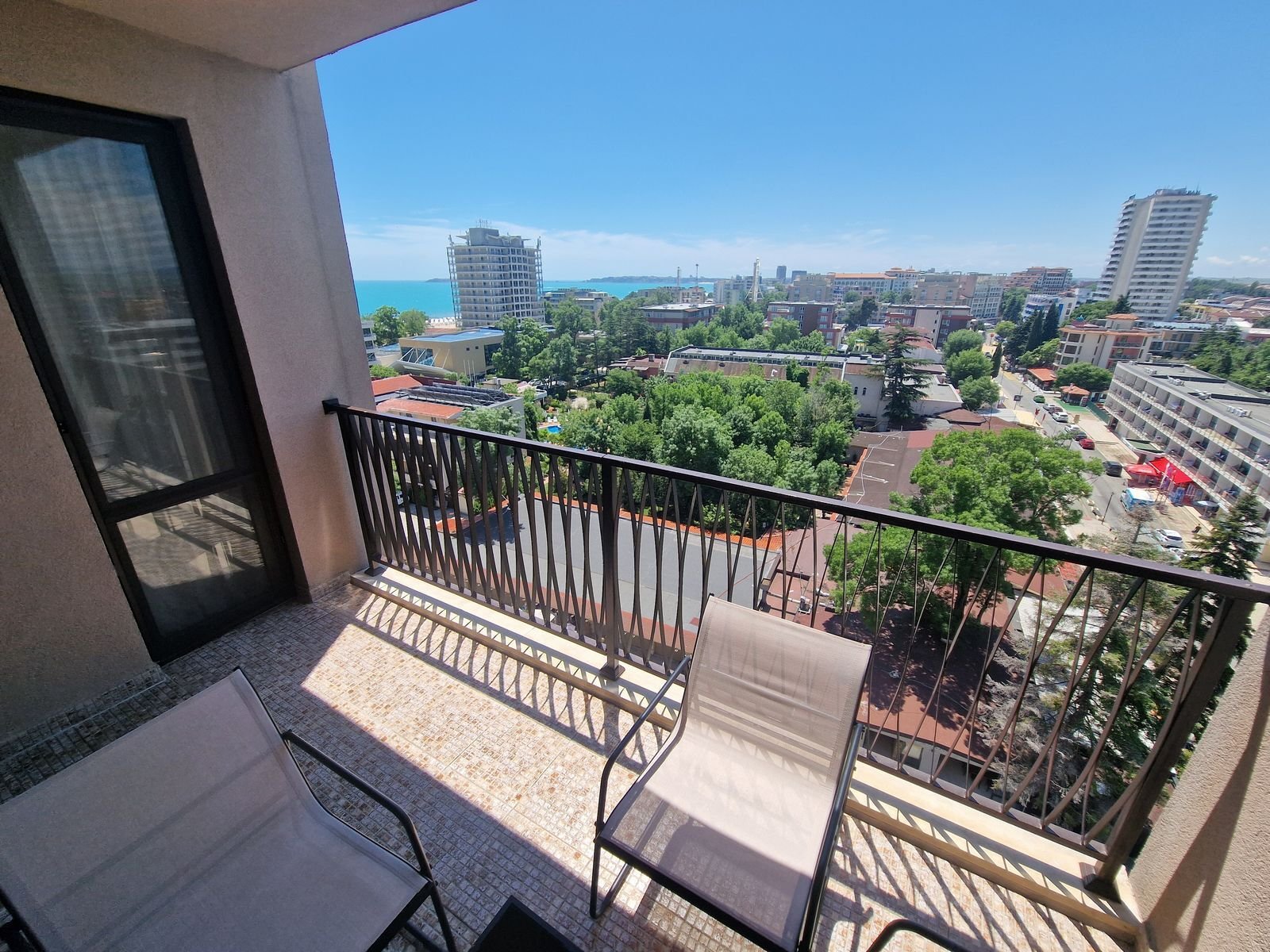 2-room apartment with sea and city views at Barceló Royal Beach, Sunny Beach, Bulgaria