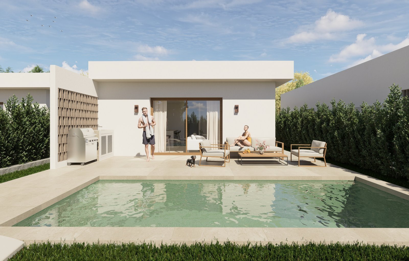 Luxury villa with pool near the airport, Los Montesinos