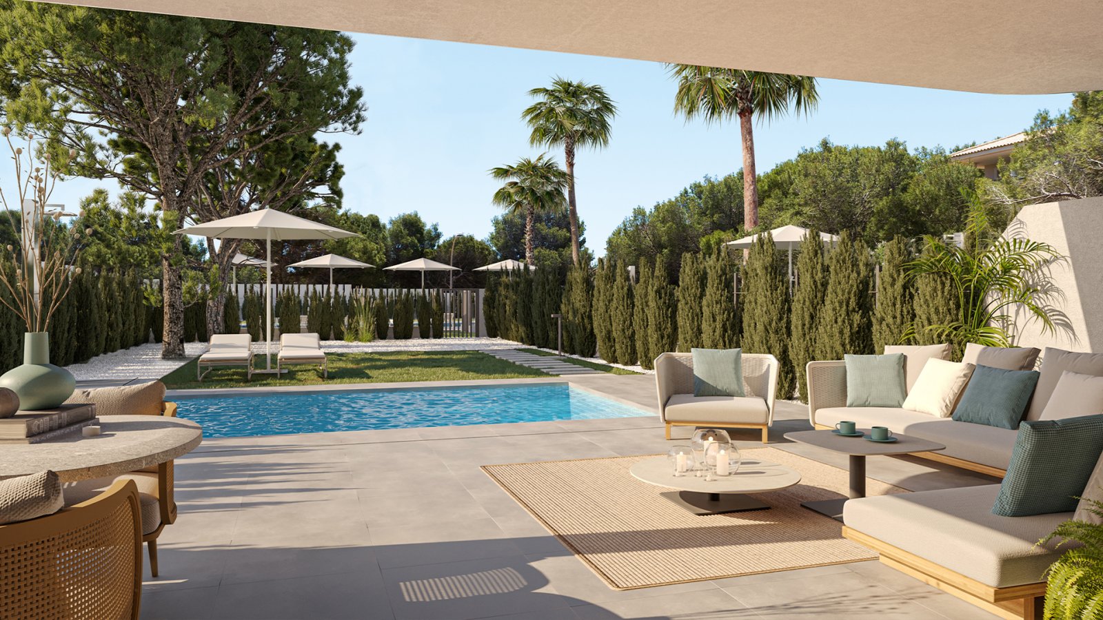 Quiet apartments by the bay of Cala Lliteres, Cala Ratjada