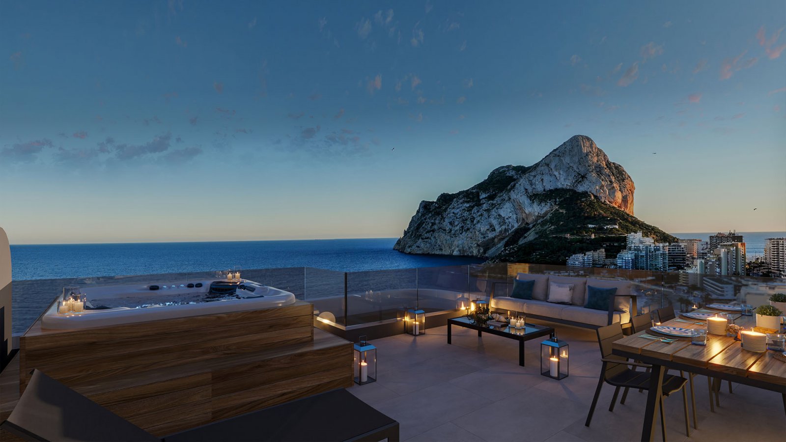 Luxusapartment am Strand, beheizter Pool, Calpe
