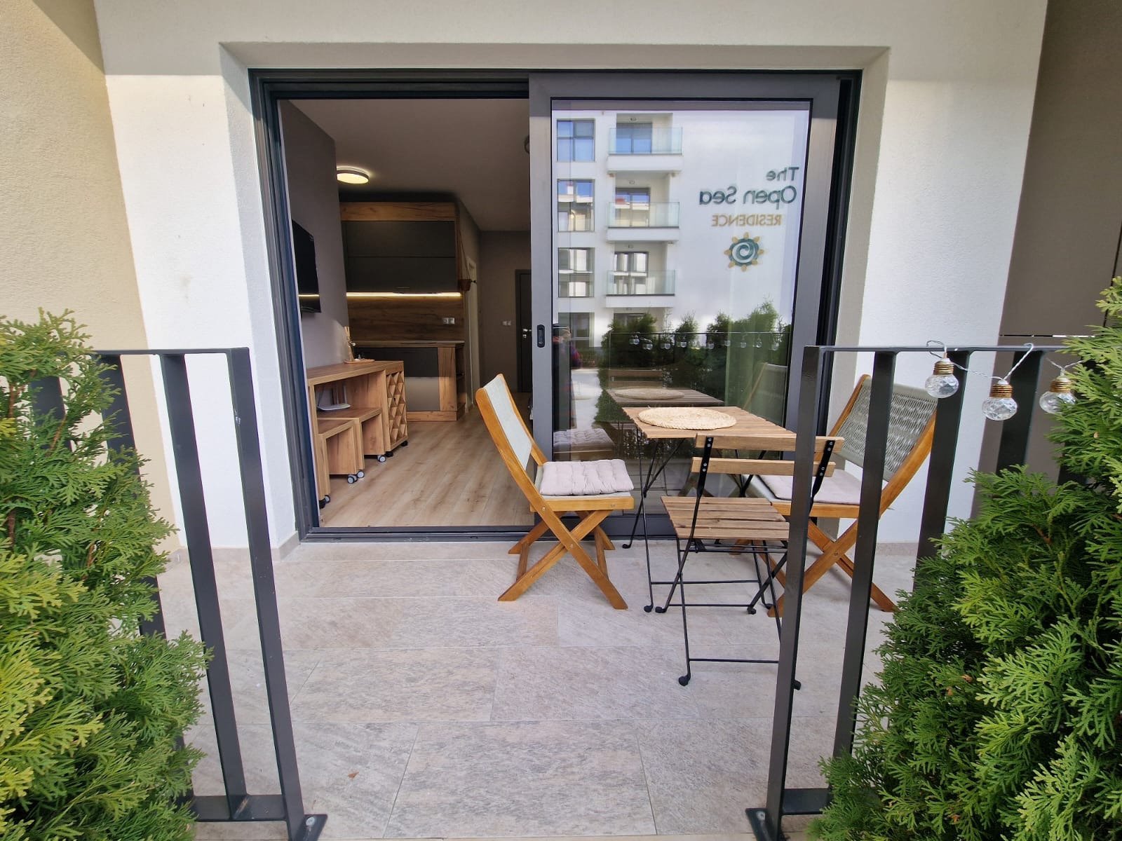 Studio with pool and sea view in the Open Sea complex, Byala, Bulgaria