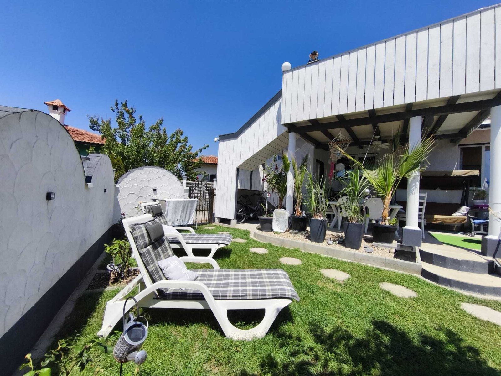 Two-story house in the Rudnik neighborhood, Burgas, Bulgaria