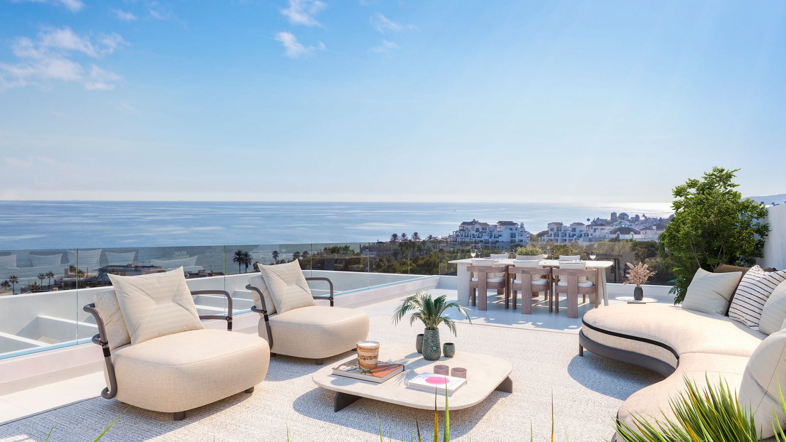 Timeless penthouse with rooftop solarium in a boutique residence, Estepona, Spain