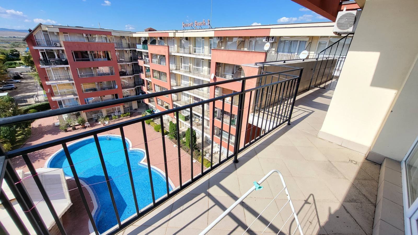 3-room apartment in Sunset Beach, Sunny Beach, Bulgaria