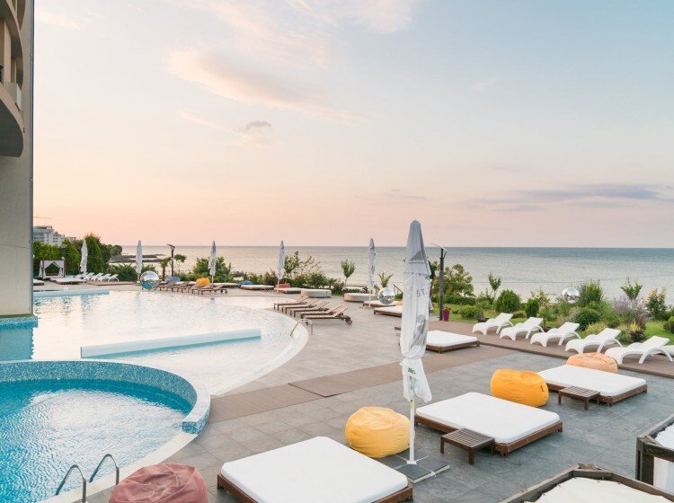 3-room apartment with sea view at Grand Hotel Sveti Vlas, Bulgaria
