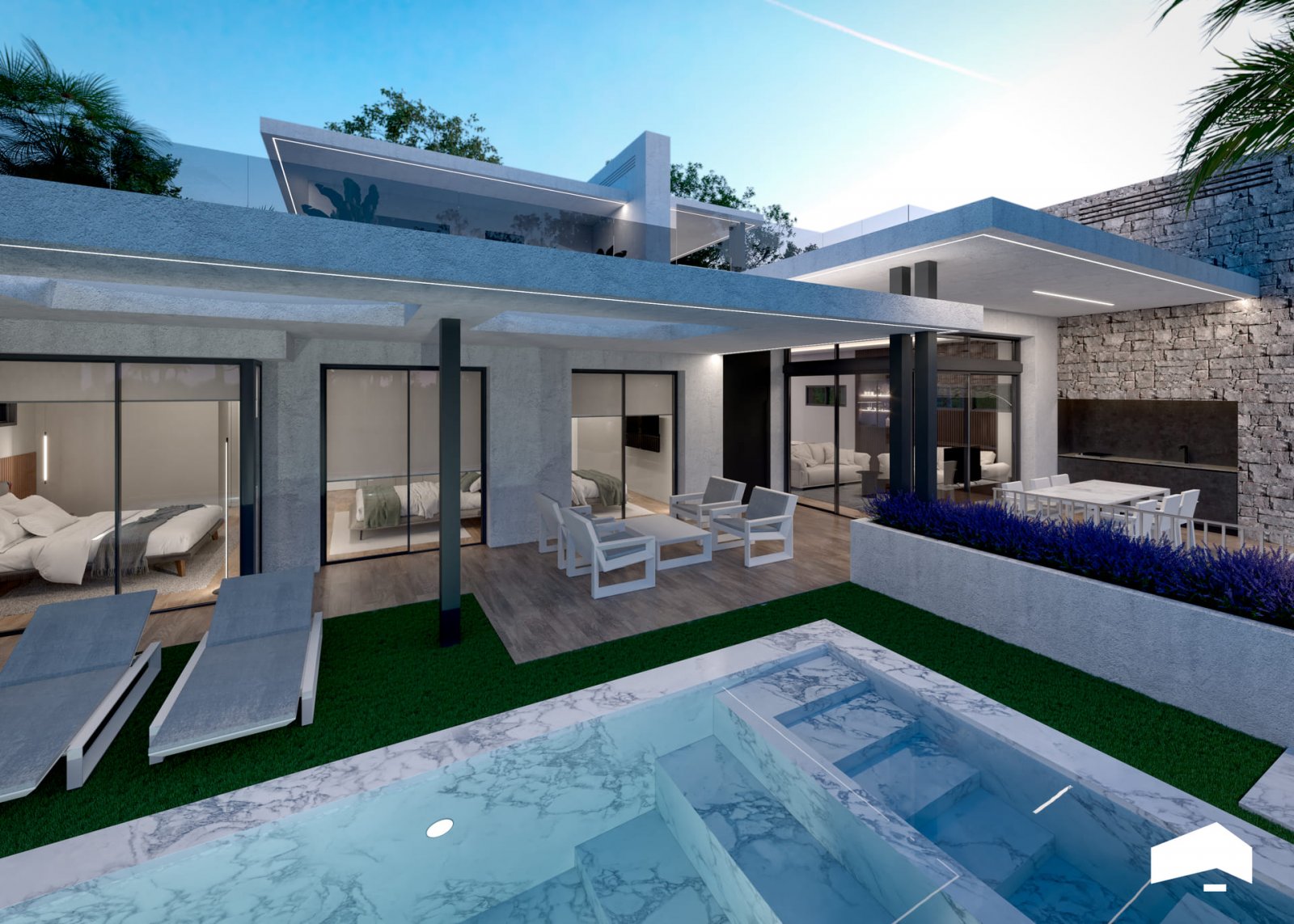 Generous house with pool on a 580 m² plot near Santa Rosalía, Murcia Spain