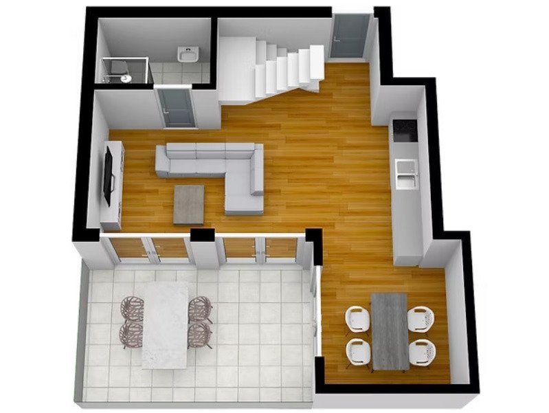 Luxuriöse Maisonette-Wohnung mit zwei Terrassen und drei Parkplätzen in der ersten Reihe – Povljana, Kroatien