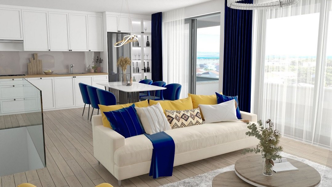 Spacious four-room apartment with garden and parking near the sea – Povljana, Croatia
