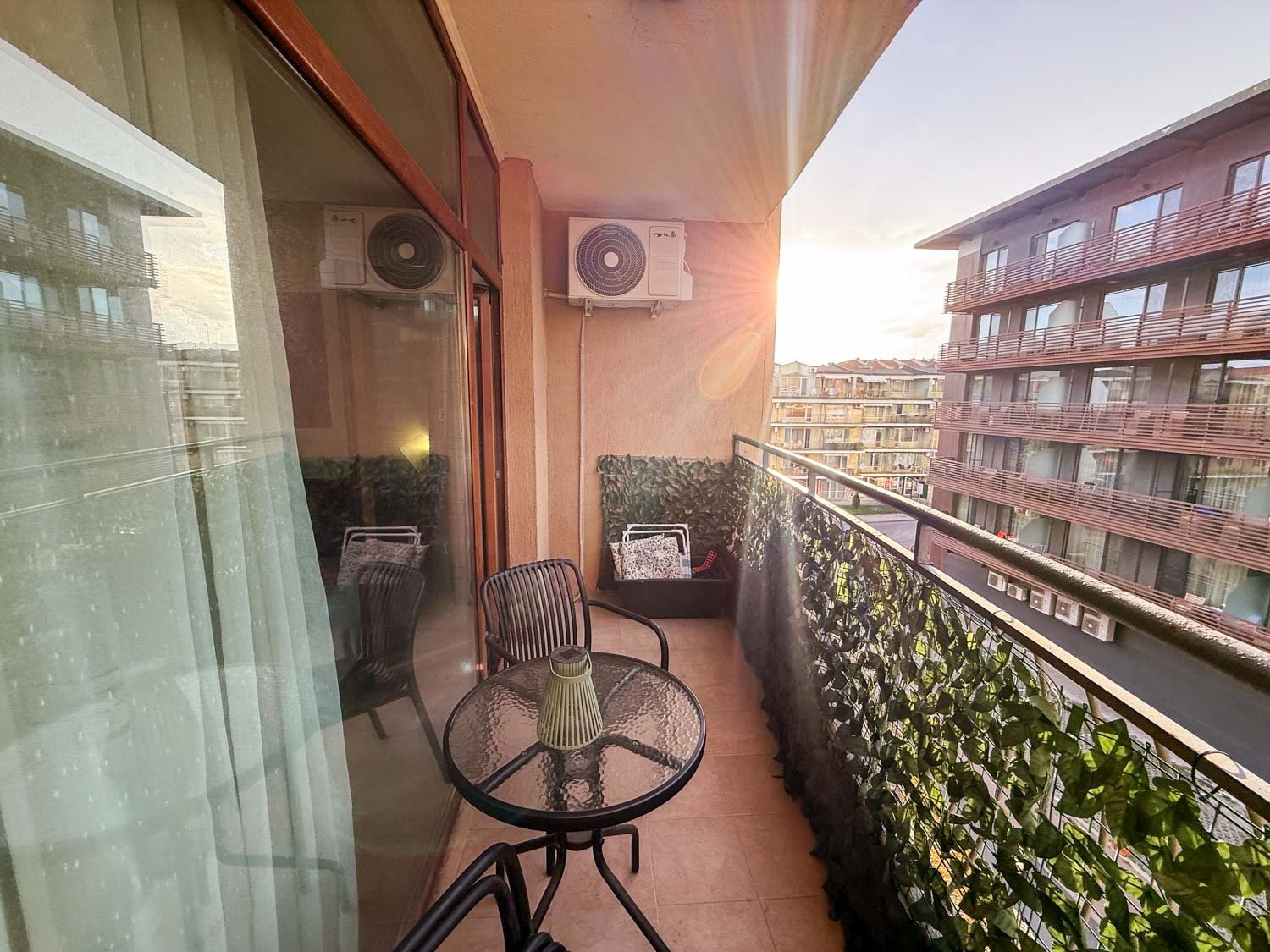 Studio with partial sea view in the "Grenada" complex in Sunny Beach, Bulgaria