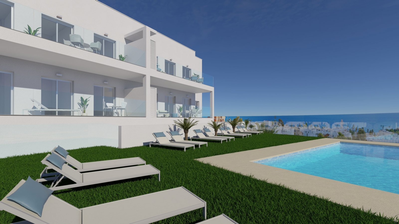 Elegant apartment by the sea, shared pool, Mojácar