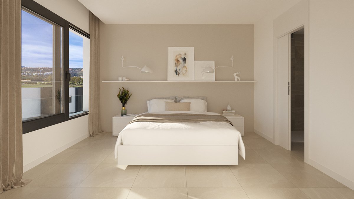Luxury townhouses by the golf course, Estepona