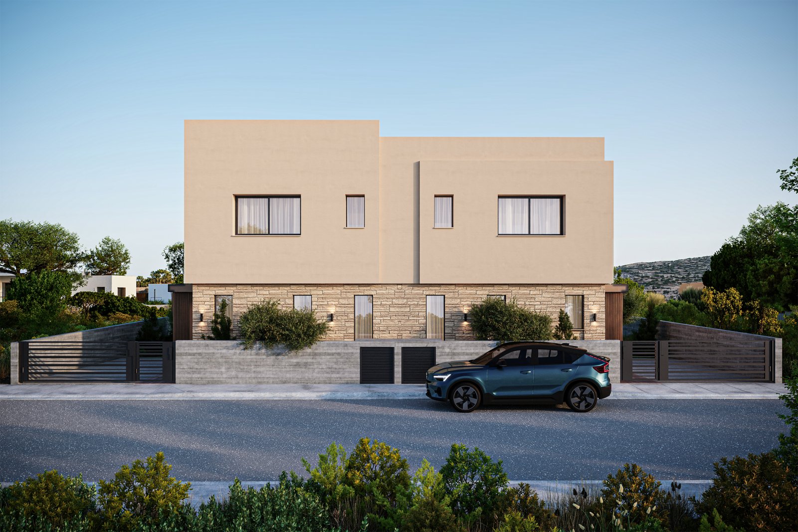 Verano – 3 Bedroom Semi-Detached Beachfront Villas in Geroskipou, Paphos