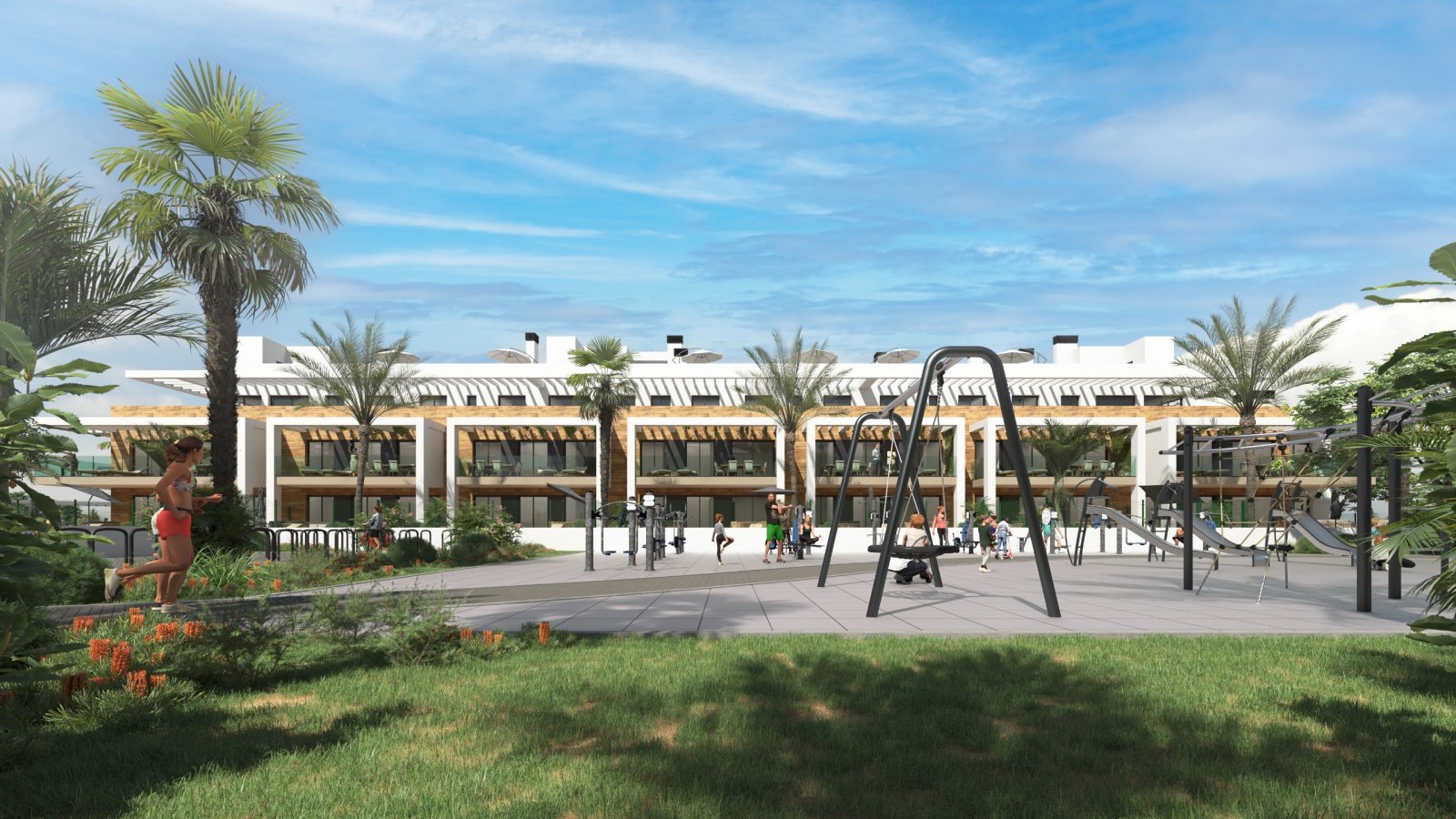 Modernes Apartment am Golfplatz, 1 km vom Meer entfernt, Los Alcázares