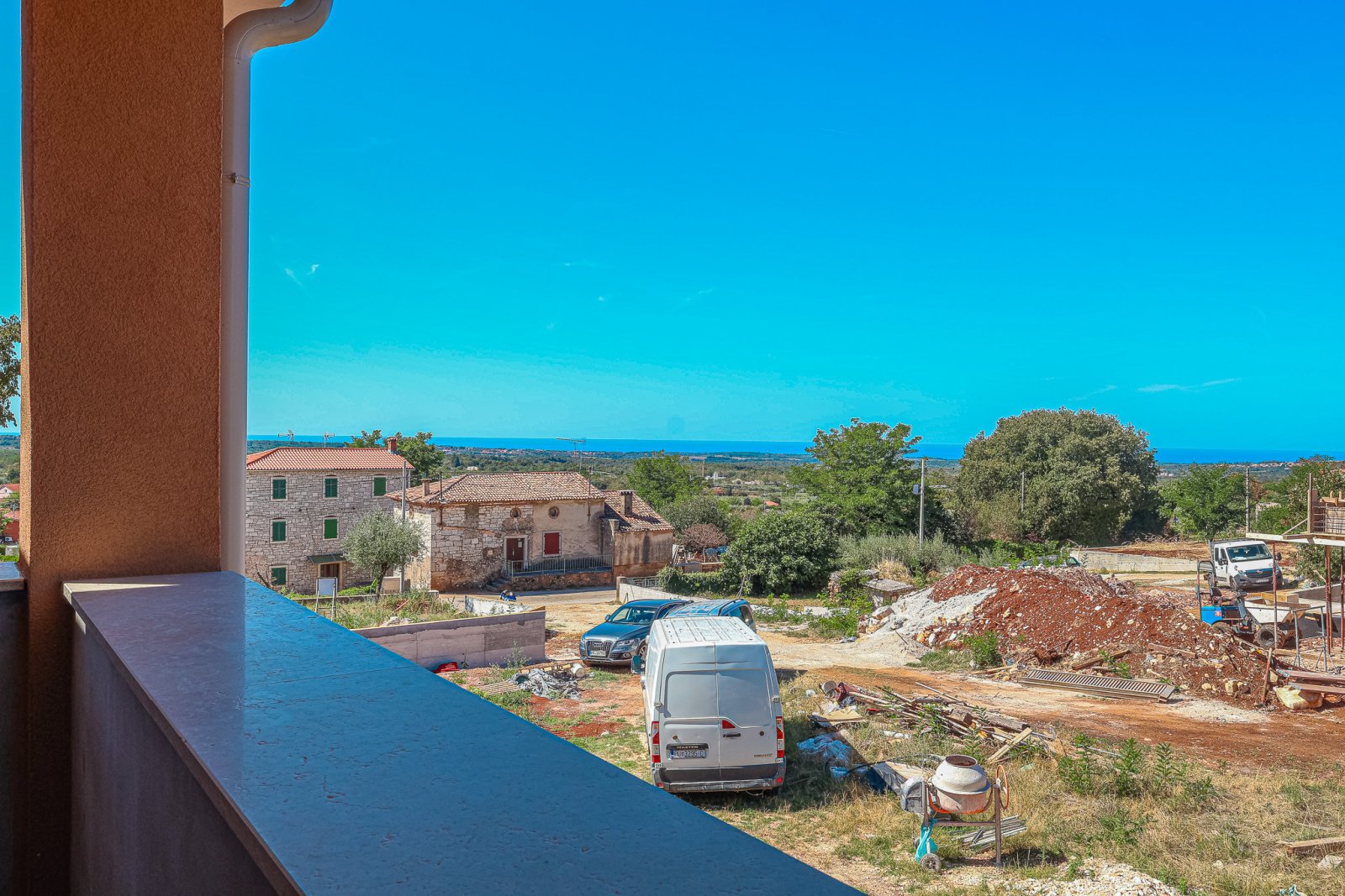 Elegant house with pool and sea view, Kaštelir-Labinci, Croatia