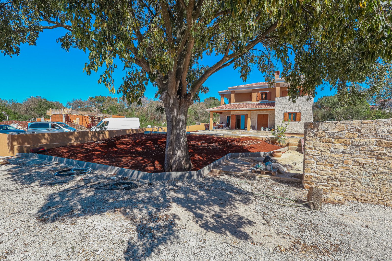 Elegant house with pool and sea view, Kaštelir-Labinci, Croatia