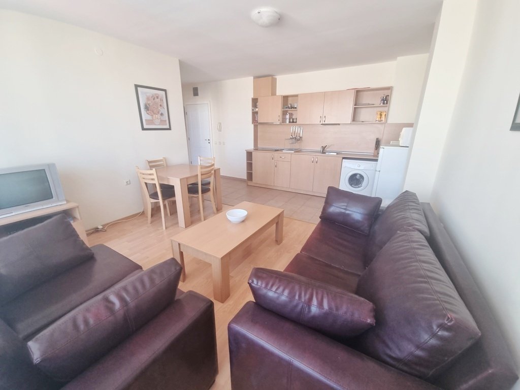 Spacious 1-bedroom apartment in the Nessebar Fort Noks complex, Sunny Beach, Bulgaria