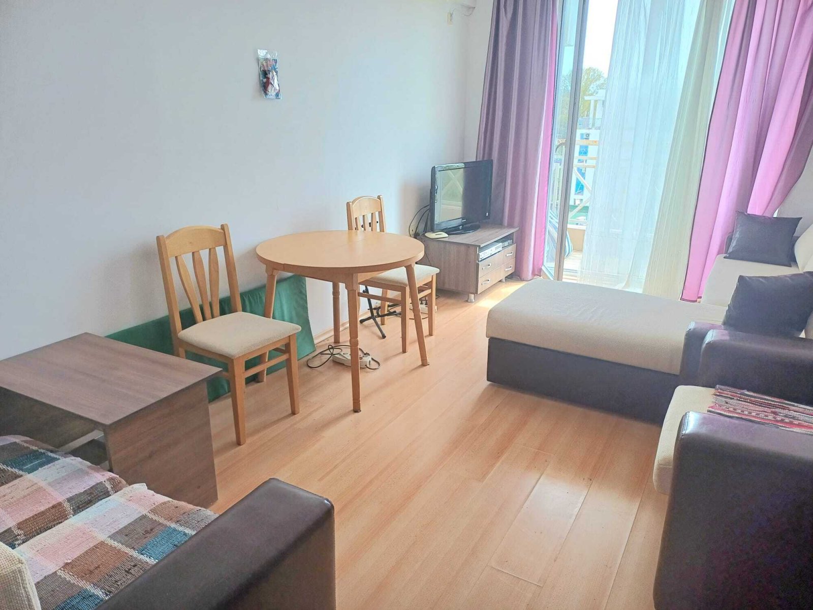 2-room apartment with pool view in Sunny Day 3 complex, Sunny Beach, Bulgaria