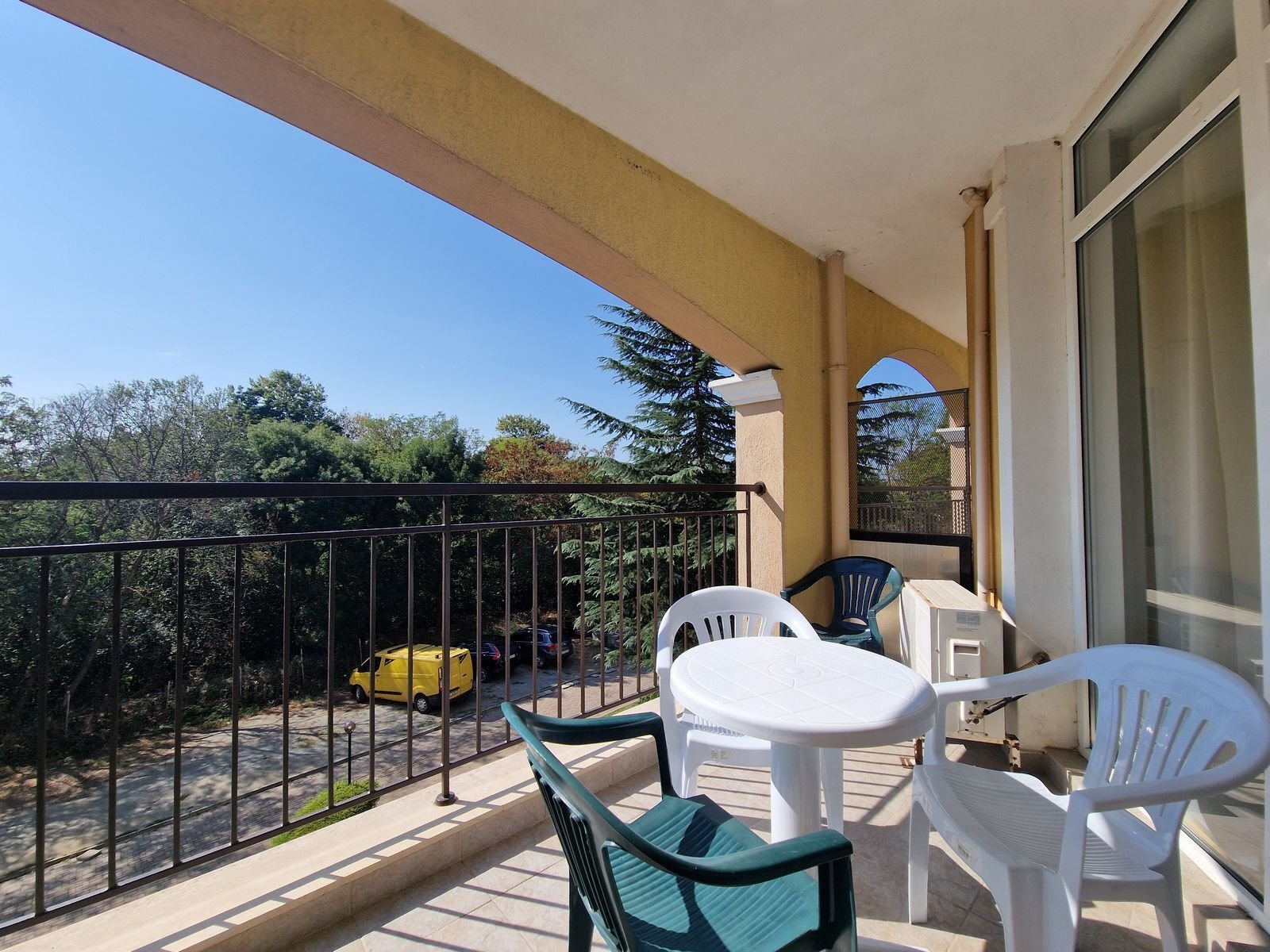 Studio with a view of the garden in the Midia complex in Aheloy, Bulgaria