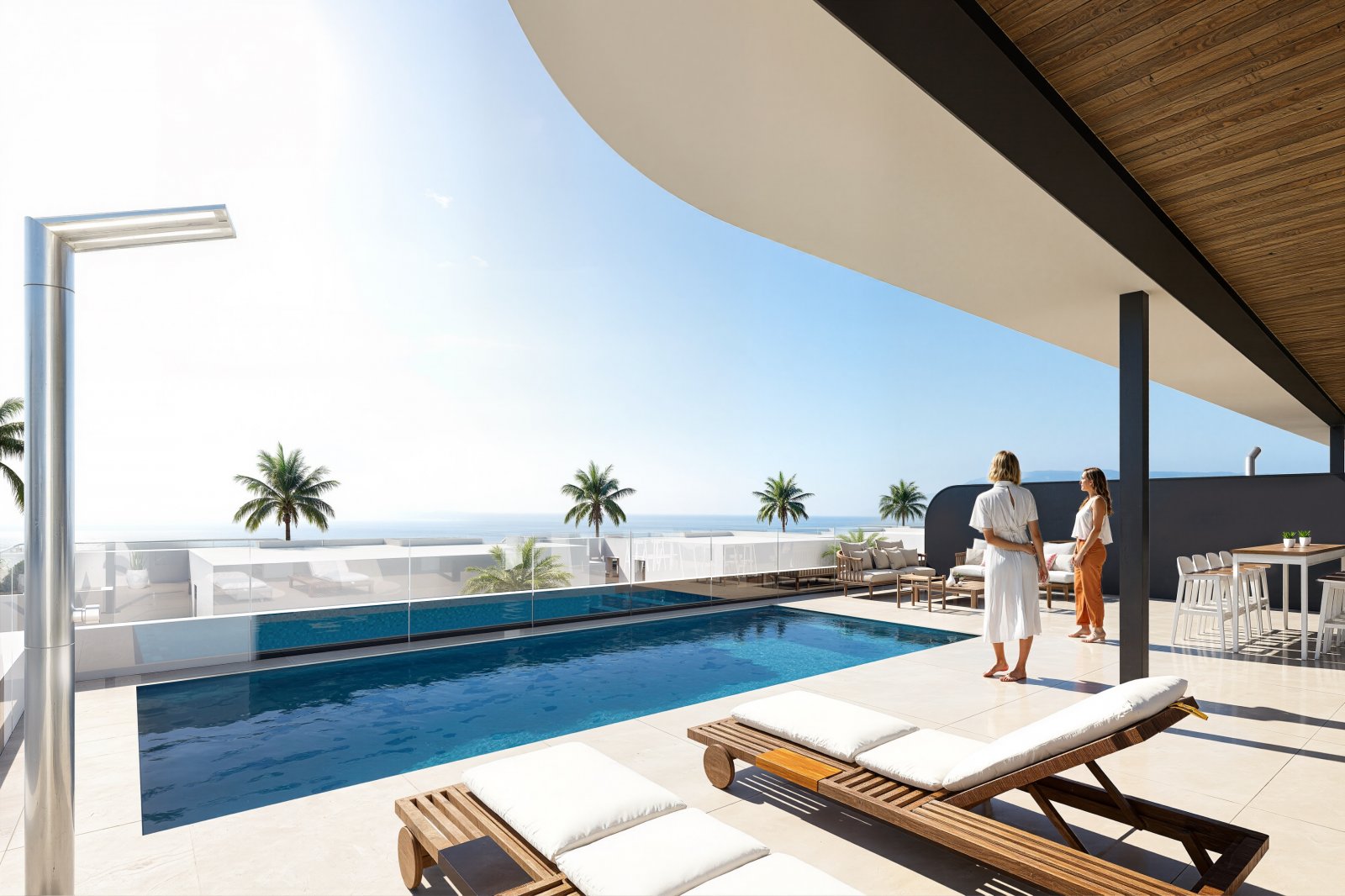 Exclusive apartment with pool by the sea, Los Alcázares