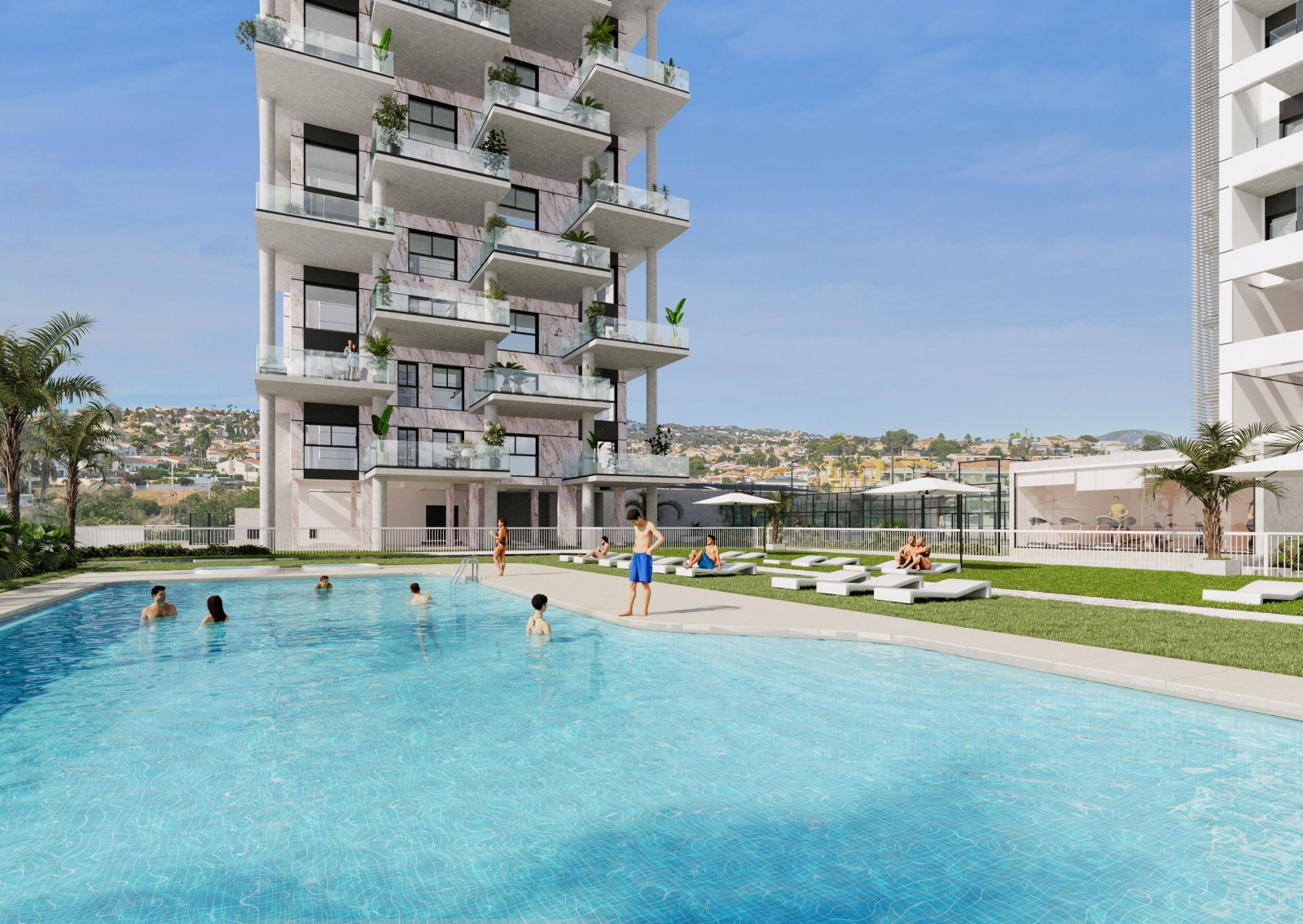 Exclusive apartment by the sea, modern residence, Calpe