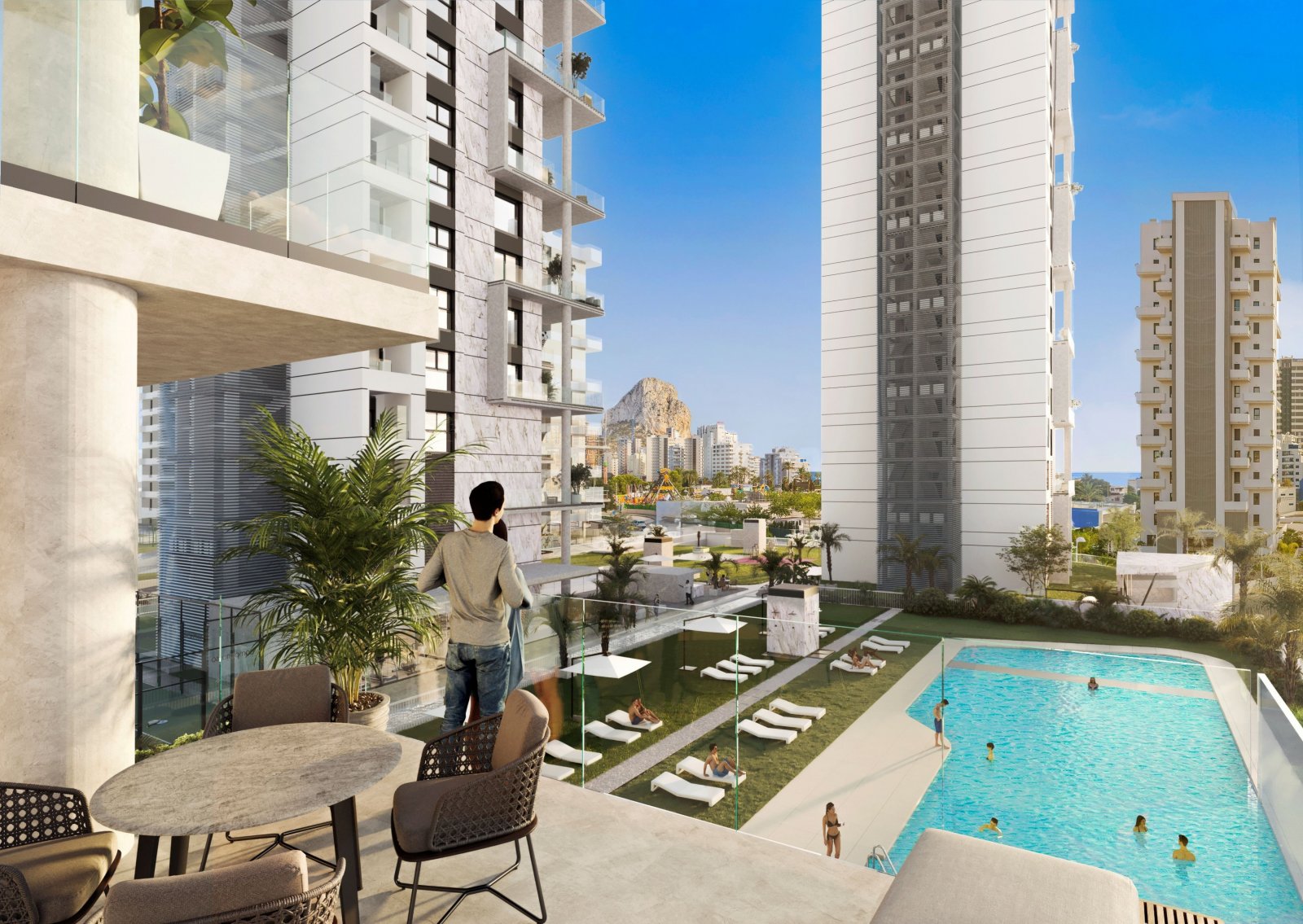 Exclusive apartment by the sea, modern residence, Calpe