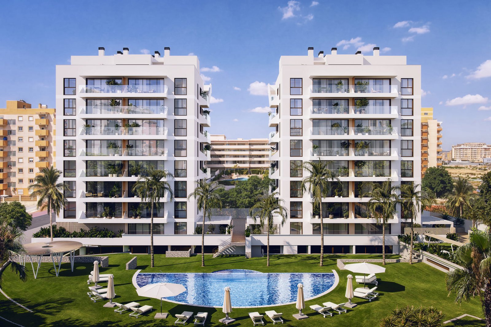 Guardamar del Segura, Alicante: Modern apartments by the sea, Guardamar del Segura 