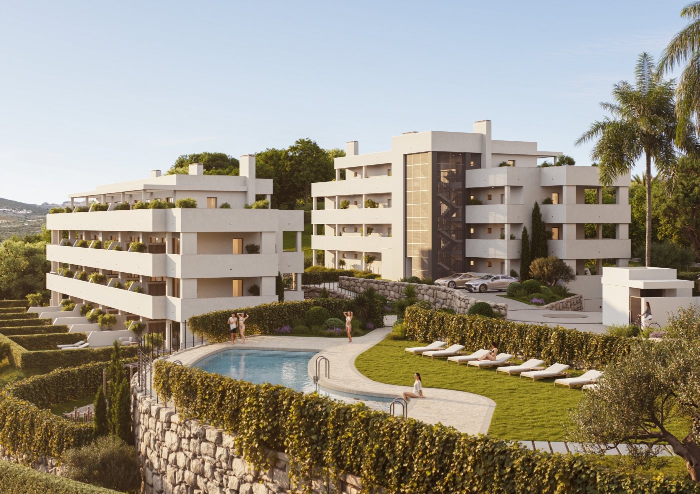 Manilva, Malaga: Moderne Apartments am Meer, Manilva 