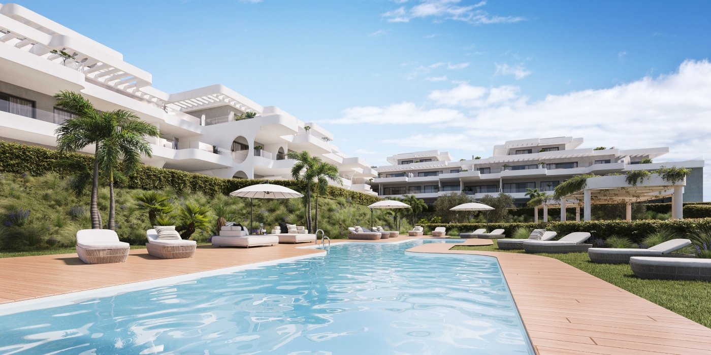 Moderne Apartments mit Pool am Meer, Reinoso