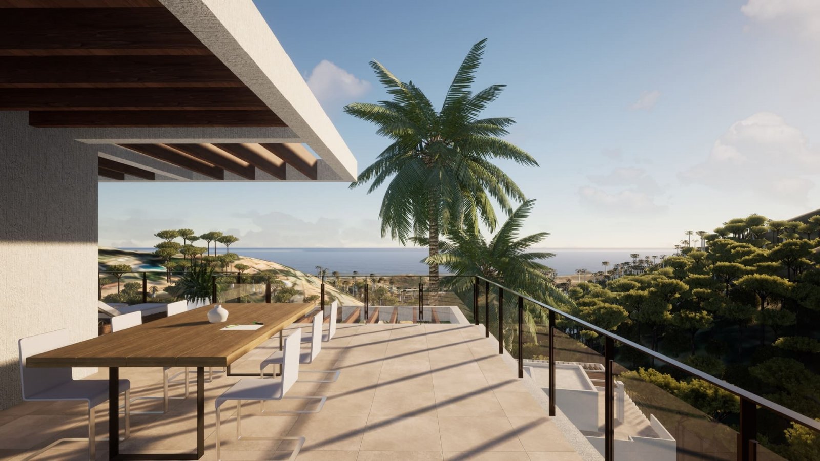 Elegantes Apartment mit Meerblick, Calahonda