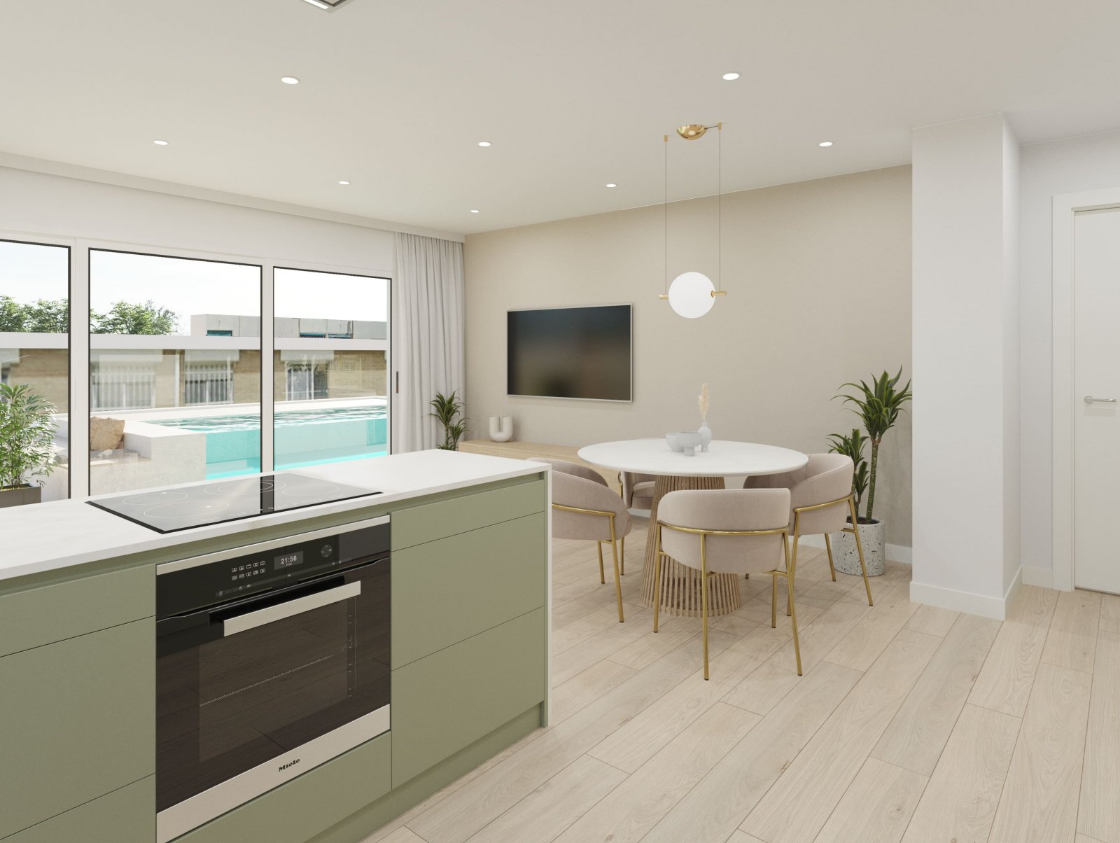 Modern apartment with terrace, near the airport, Guardamar del Segura
