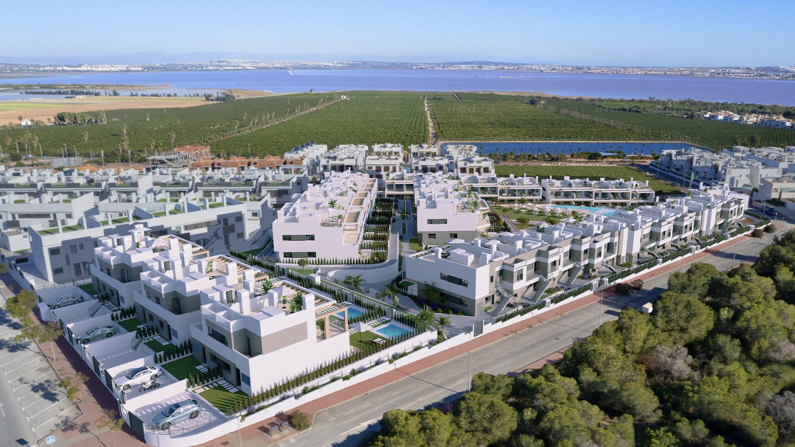 Modern apartments by the beaches, Torrevieja
