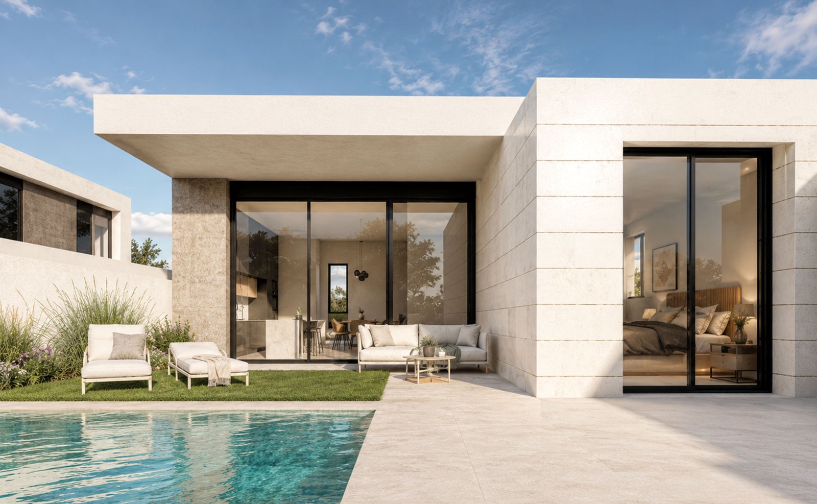 Exclusive detached houses with pool 3 km from the sea, Pilar de la Horadada