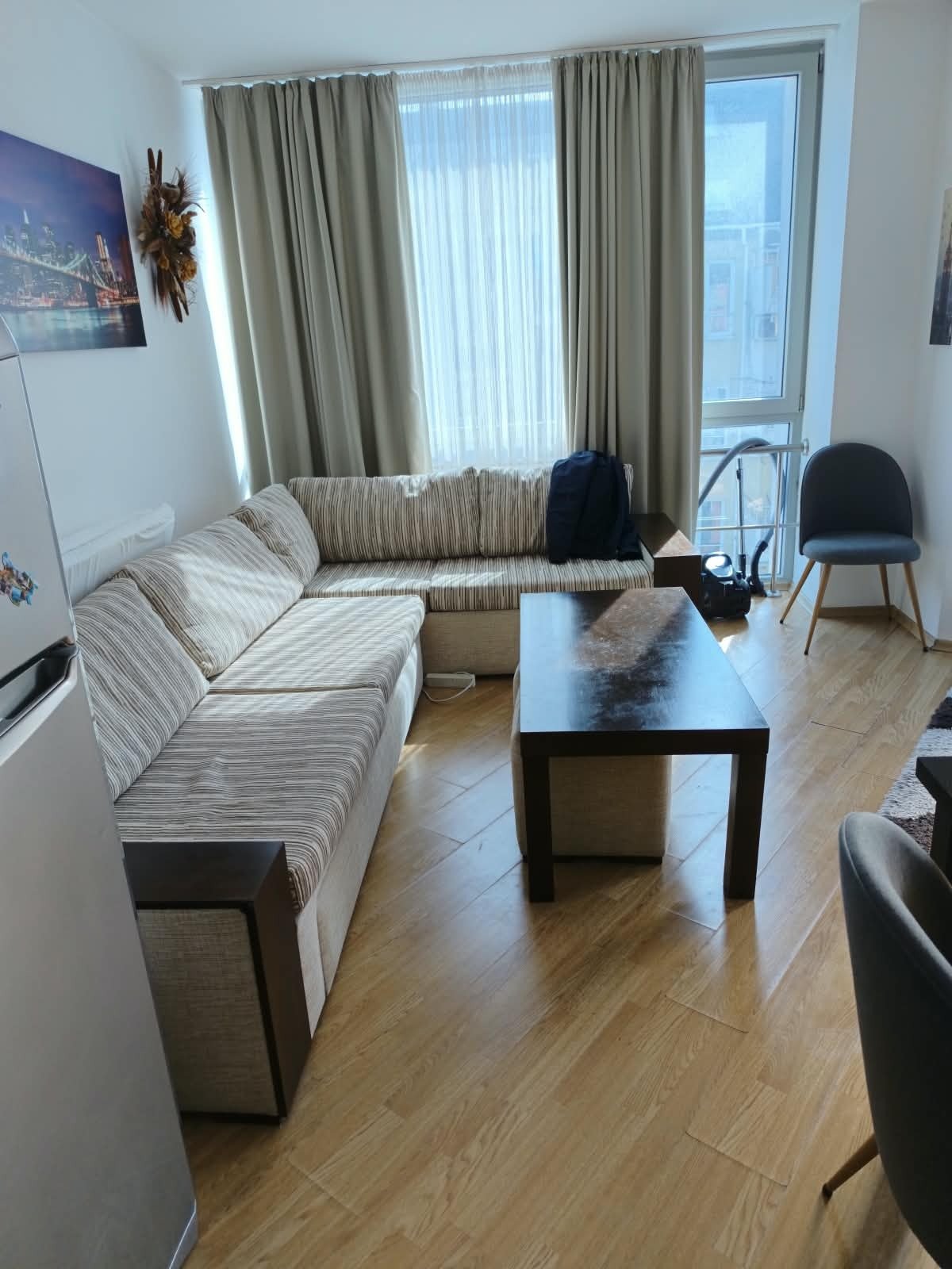2-room apartment for long-term rent starting from 1 year in the center of Ravda, Bulgaria